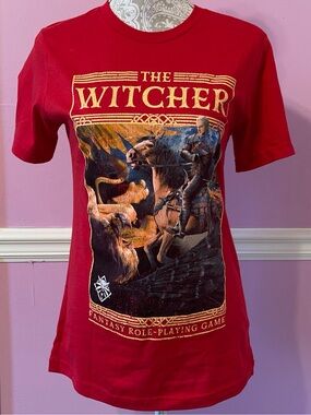 witcher 3 geralt roach horse graphic t shirt graphic top renaissance goth